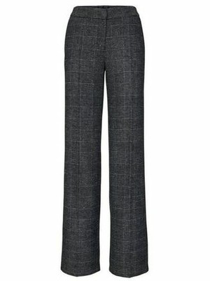 NEU ELEGANT WEITE ABEND HOSE aus Crêpe 34//17 40//20 46//23 HEINE nachtblau *076598