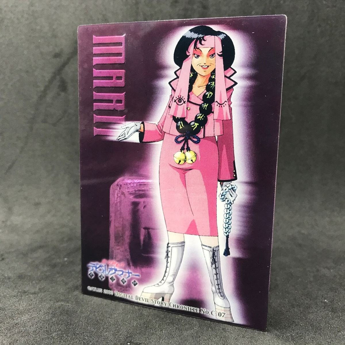 Megami Tensei Chronicle MARII No.C-07 Japanese Collectable Clear 