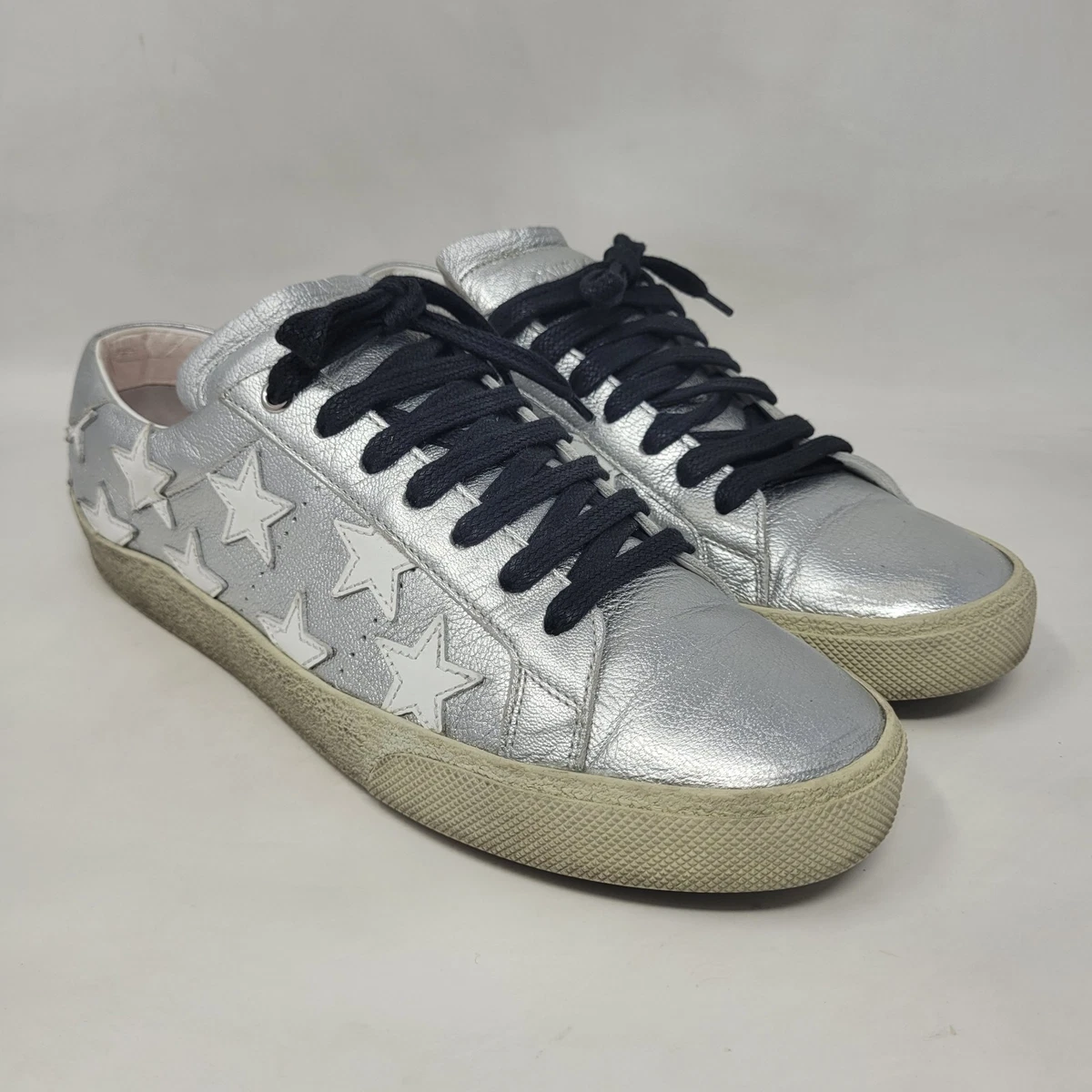 Saint Laurent Silver Athletic Shoes for Women for sale | eBay