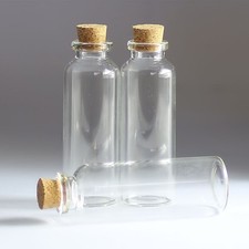 Empty Glass bottles Clear 27x79mm 10-50 pieces 30ml Bottle Vial Vials