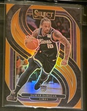 DEMAR DEROZAN ORANGE REFRACTOR SSP /65 SACRAMENTO KINGS  MINT GEM
