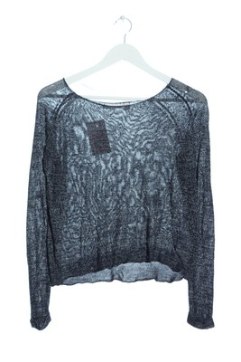 THE FRENCH MADE BRAND Feinstrickpullover Damen Pullover Gr. DE 36 hellgrau