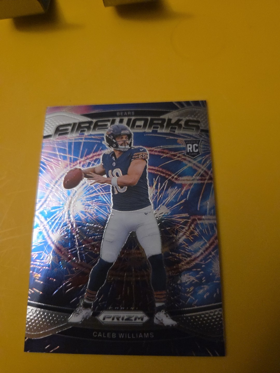 2024 Panini Prizm - Fireworks Caleb Williams #25 (RC)