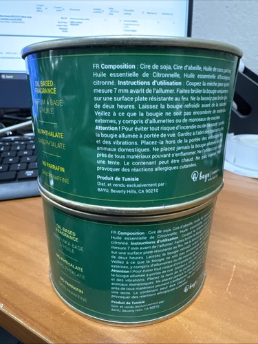 2 Happy Camper 12oz Citronella Candle, All Natural With Beeswax And Coconut Oil - Picture 2 of 3