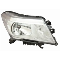Halogen Scheinwerfer Links H4 Schwarz FüR Nissan NP300 Navara Pick-Up