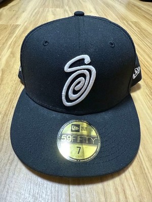 帽子 stussy cap Stussy New Era 59FIFTY Cap Black Logo Embroidered 198 Limited