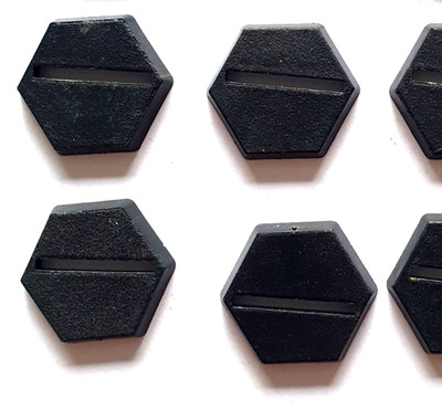 Games Workshop Warhammer 25mm Hex Rogue Trader Bases (5) Hexagon