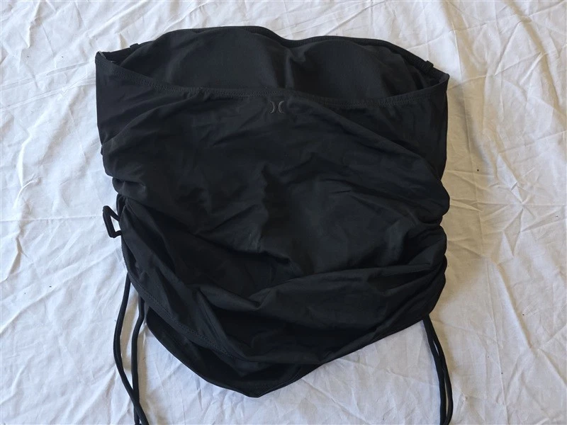 Top de natación Hurley L One & Only Bandini lados acanalados 130411 nuevo sin etiquetas Foto 3 de 4