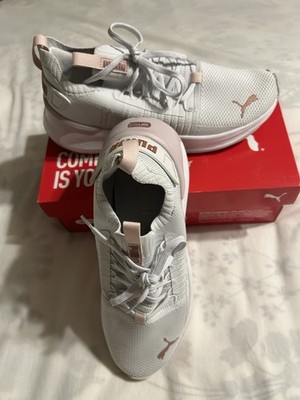Puma Softride Symmetry Fuzion Feather Grey Mauve Mist Size 9