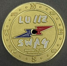 IBEW Local 112 Challenge Coin Kennewick Washington Those Who Wander Are Not Lost