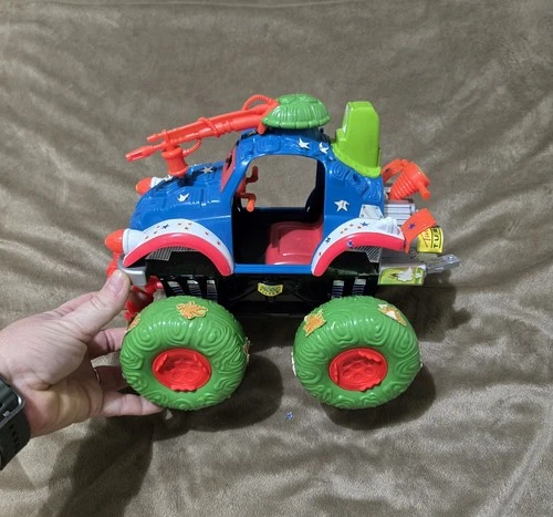 Vintage 1991 Teenage Mutant Ninja Turtles (TMNT) Shell Top 4x4 vehicle