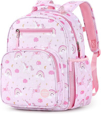 Backpack for Girls 5-8, Kid Bookbag Kindergarten Elementary School 15 In, Wate