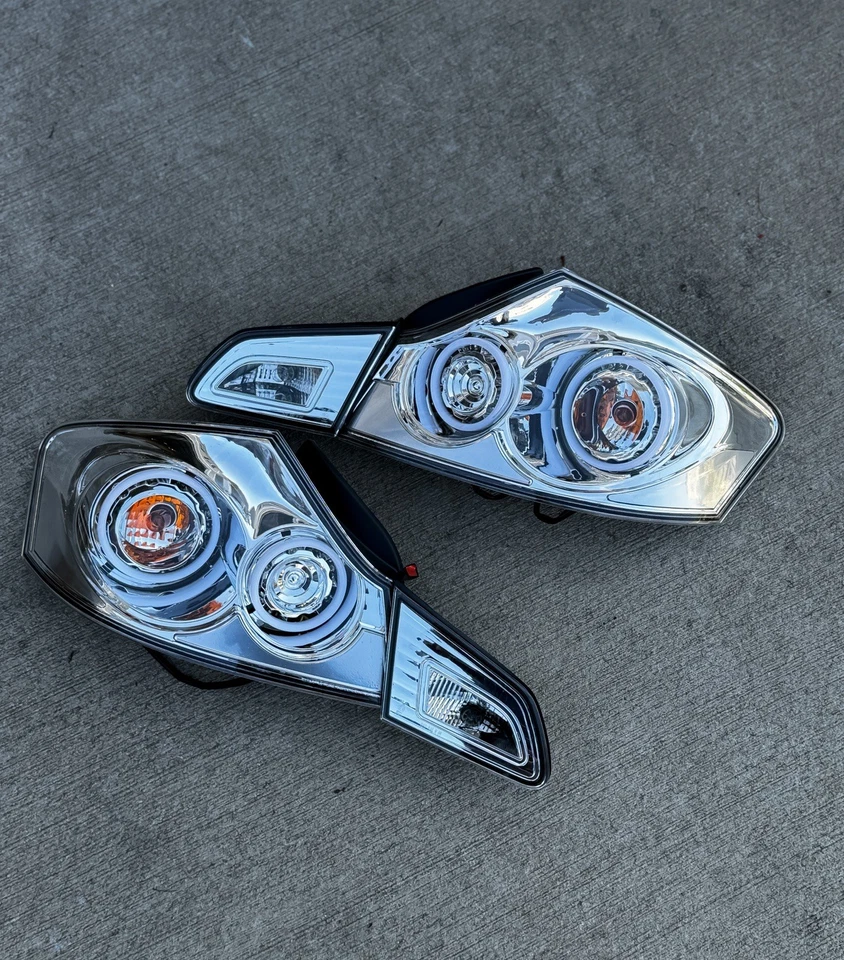 Luces traseras transparentes Infiniti G37 V36 G35 Q40 06-14 4 puertas sedán halo Foto 4 de 4