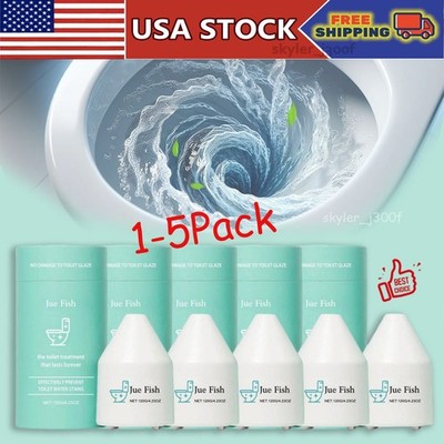 1-5 Pack Automatic Toilet Bowl Cleaner Tablets Bathroom Toilet Tank Cleaner 120g
