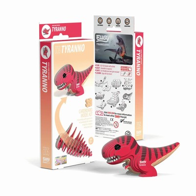 EUGY - 3D Bastelset Tyrannosaurus | Eugy | Kit (Bastelset) | 650005 | Deutsch