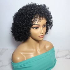 Micro Twist Curly Million Braids Wig. Handmade Braided Wig, Full Lace with Baby