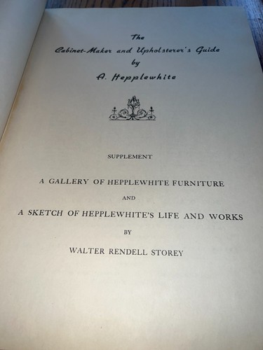 Tischler- und Polsterführer Hepplewhite von Walter Storey 18x13 - Bild 7 von 24