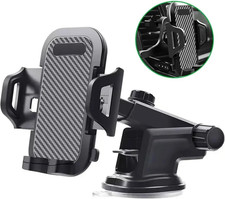 3-In-1 Universal Car Phone Mount Holder Cradle, Dashboard Windshield Air Vent