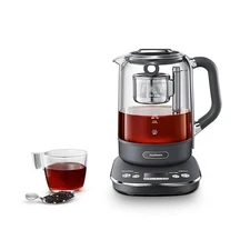 Hot Tea Maker, Glass Electric Kettle with Auto Lift Tea Infuser and Temperatu...