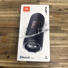 New JBL Flip 7 Portable Waterproof Bluetooth Speaker Black JBLFLIP7BLKAM
