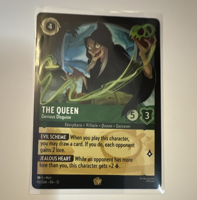 Ravensburger The Queen - Devious Disguise 90/204 Floodborn Common Regular EN