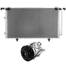 Condenser & Compressor For 2002-2003 Lexus ES300 02-06 Toyota Camry