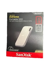 SanDisk 1TB Extreme Portable Black External SSD Up to 1050 MB/s USB-C NEW