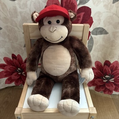 Build A Bear Vintage Affe Schimpanse mit Kappe 