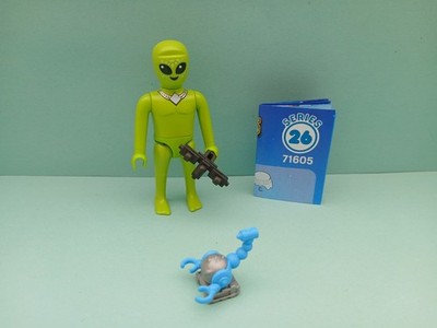 PLAYMOBIL FIGURES SERIE 26 - ALIEN GRÜN mit ROBOTER  -  71605 Neu