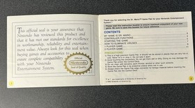 Dr. Mario Nintendo NES solo libretto istruzioni NES-VU-USA