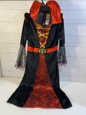 Royal Vampire Costume for Girls Gothic Victorian Vampiress Dress Only 4 to 6 yrs