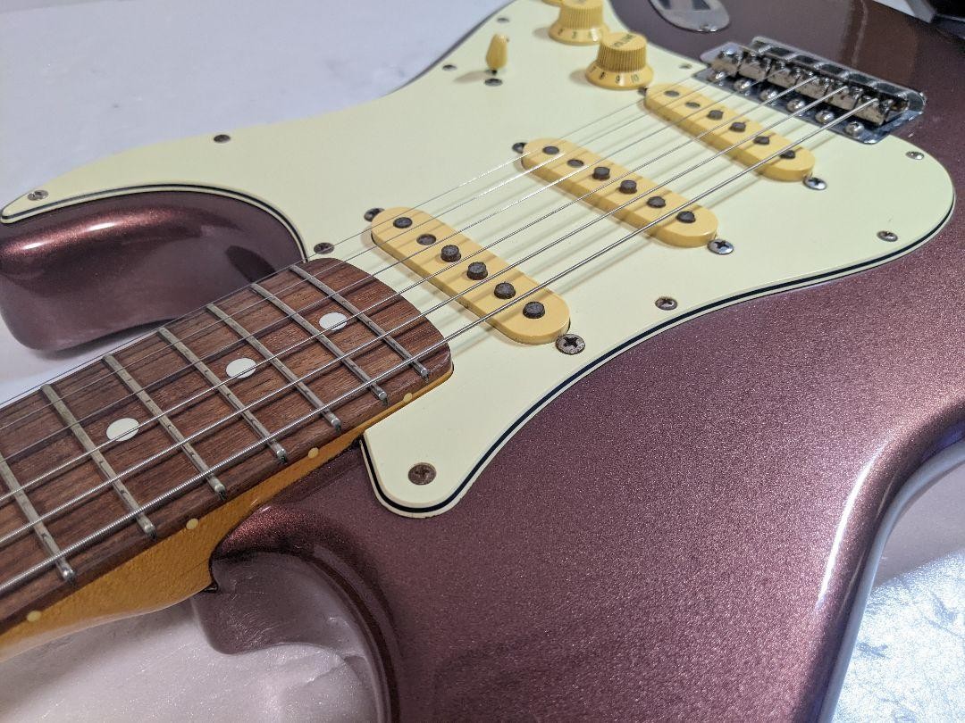 Fender Japan Burgundy Matching Head Strat | eBay