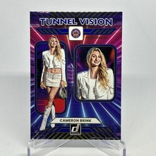 Cameron Brink 2025 Donruss Tunnel Vision Press Proof Blue #8 Los Angeles Sparks