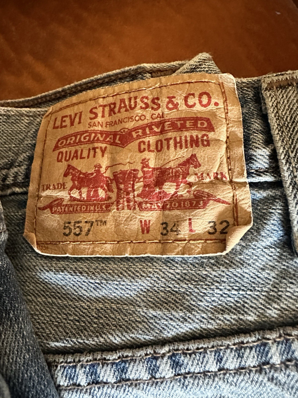 7 levi's men's jeans 34/32, 34/34 Used thumbnail 6