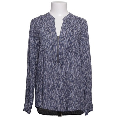 Rue de Femme, Bluse, Größe: L, Blau/Weiß, Viskose, Print, Damen #ax6