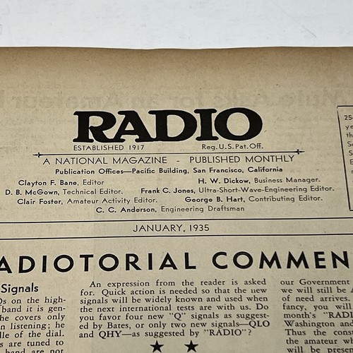 Radio Magazine Vol 17 No 1 January 1935 - Picture 9 of 9