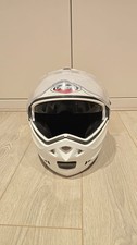 Caberg Duke x Plain White Motorcycle  Helmet Full Face Size L
