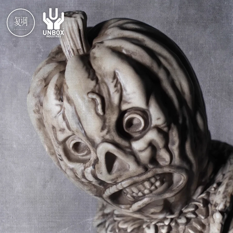 Figura Vinilo Sofubi Sam Heimer Ghost Of Halloween Edición Hueso H12 pulgadas Unbox Foto 4 de 4