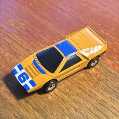 Matchbox Super G B.R. 21/22 Yellow Blue Slot Car #6 1985 Original