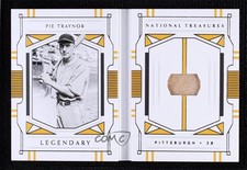 2021 National Treasures Legendary Materials Booklets 1/49 Pie Traynor HOF 0c3