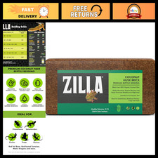 Organic Coconut Husk Reptile Bedding - Natural Coconut Fiber Substrate, Brown