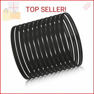 WILLBOND 12 Pcs Thin Sport Elastic Headband Non Slip Skinny Athletic Exercise Ha