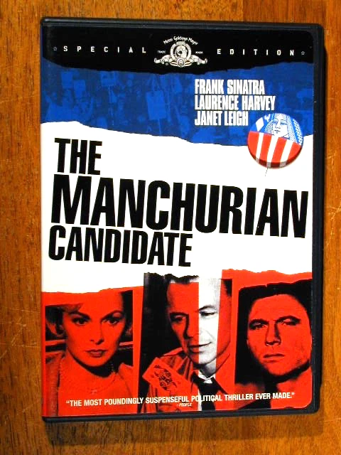 THE MANCHURIAN CANDIDATE 1962 SPECIAL EDITION 2004 DVD F.  SINATRA & L. HARVEY