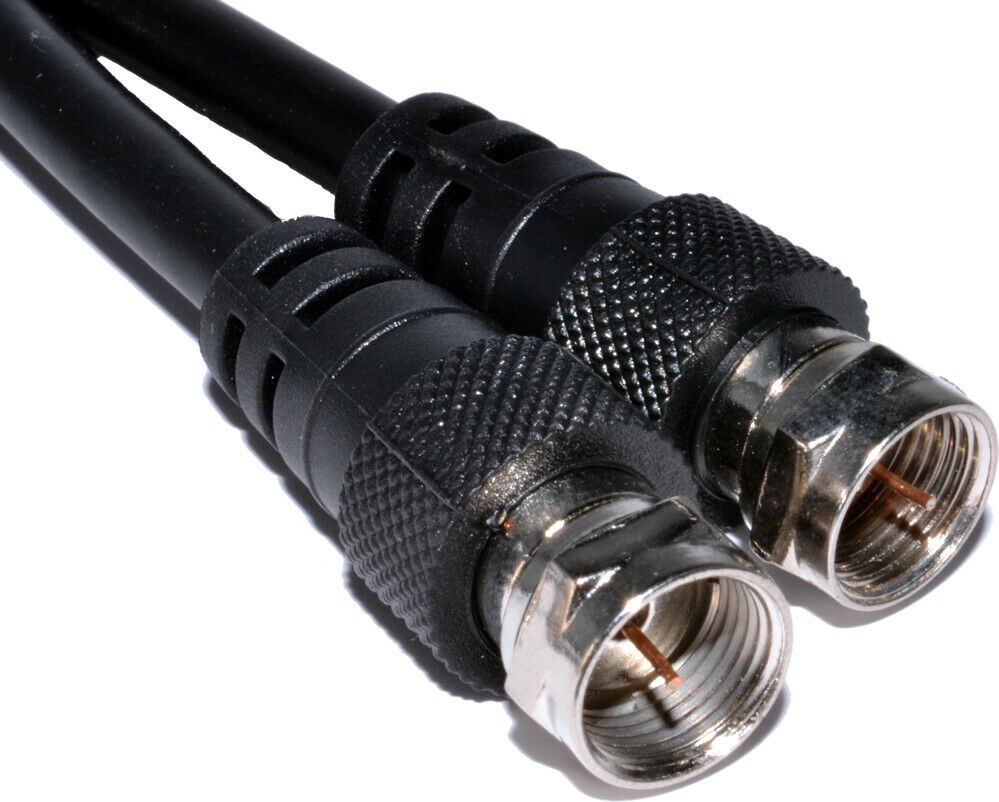 0.5m Satellite F Connector Plug to Plug 75 ohm RG59 Cable 50cm [002769]