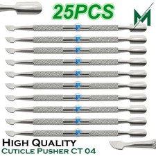 New Nail Pusher Cuticle Remover Manicure Pedicure Stainless Steel Tools