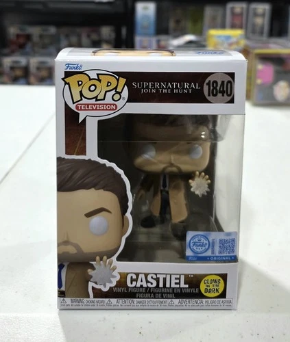Supernatural Funko Pop Castiel Glow Exclusive #1840 +Protector PreSale