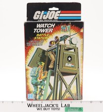 Watch Tower Battle Station 100  Complete W  Box GI Joe 1984 Hasbro Figure