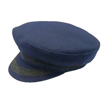 Casquette de Marin 100% Wool Sailor Y2k Caps Size M/57 CMS Vtg 1990s