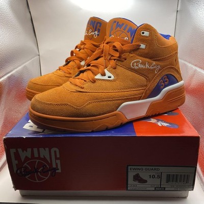 Ewing Guard Shoes Mens Size 10.5 Orange Blue Patrick Ewing Sneakers Basketball