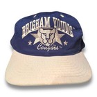 Vintage 90s Brigham Young Cougars Snapback Sports Hat Super Stars